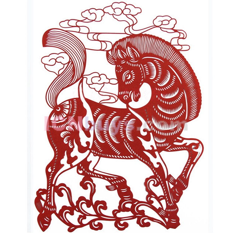 Paper Cutting Chinese Zodiac Horse popular